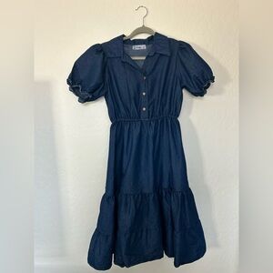 Classic Navy Blue Dress